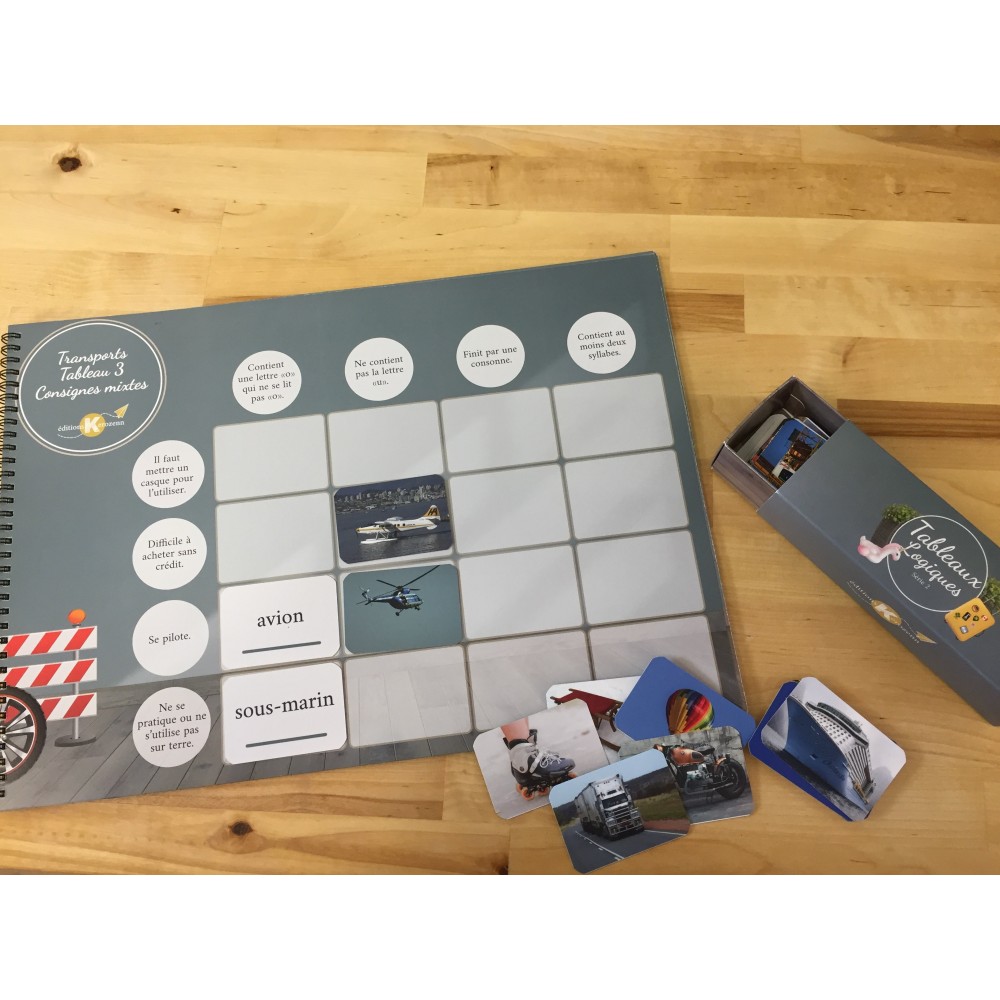 Tableaux logiques série 2